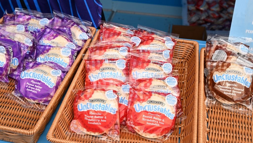 Uncrustables at the 2024 Little League Baseball World Series Game Schedule at Little League International Complex on 20 August 2024 in South Williamsport, Pennsylvania. Credit: Dave Kotinsky/Getty Images for Uncrustables